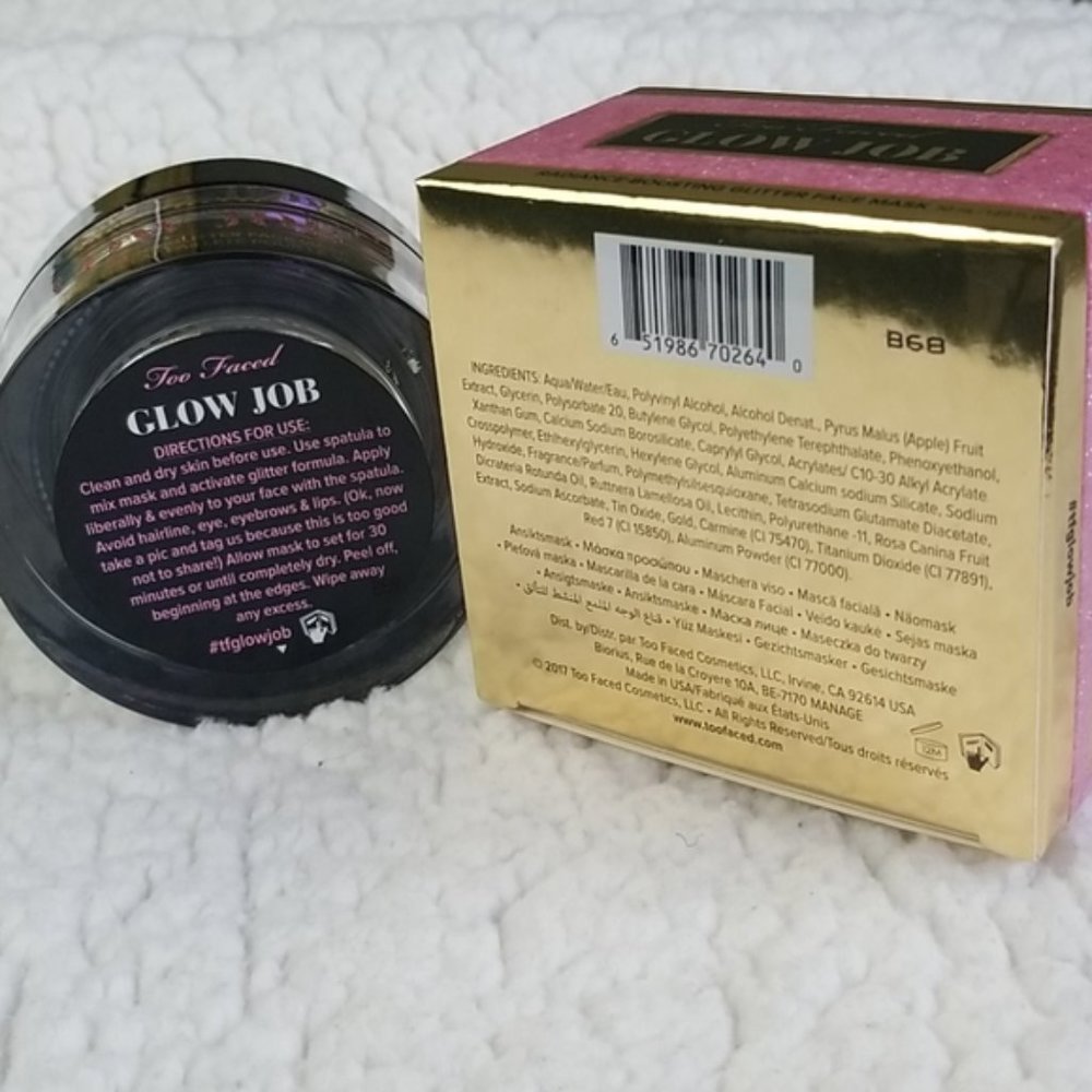 🆕Too Faced "Glow Job" Radiance Boosting Face Mask - Picture 8 of 15